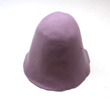 Lilac Wool Felt Milliners Hat Cone or Hood